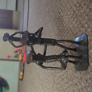 Family of 3 rail road spikes